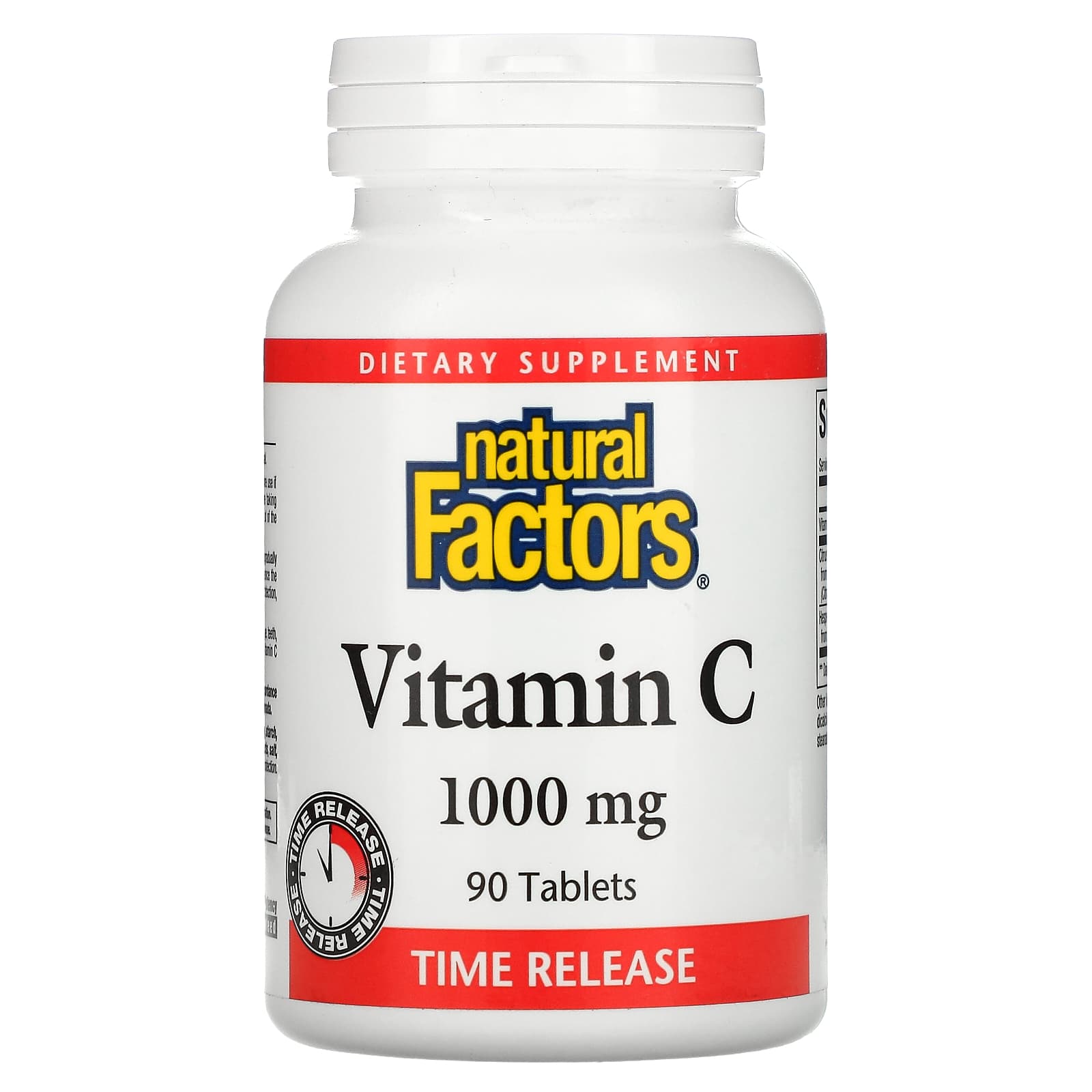 Natural Factors, Vitamin C, 1,000 mg, 90 Tablets UPC 068958013411 | Hilife Vitamins