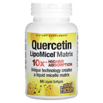 Natural Factors, Quercetin LipoMicel Matrix, 60 Liquid Softgels UPC 068958013787 | Hilife Vitamins