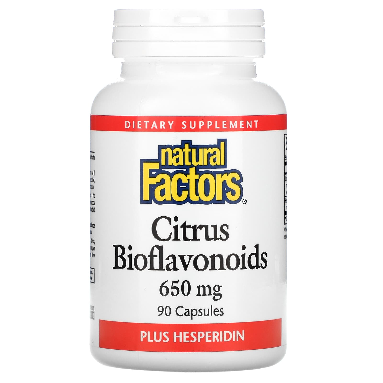 Natural Factors, Citrus Bioflavonoids Plus Hesperidin, 6, 90 Capsules UPC 068958013800 | Hilife Vitamins