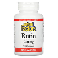 Natural Factors, Rutin, 250 mg, 90 Capsules UPC 068958013916 | Hilife Vitamins