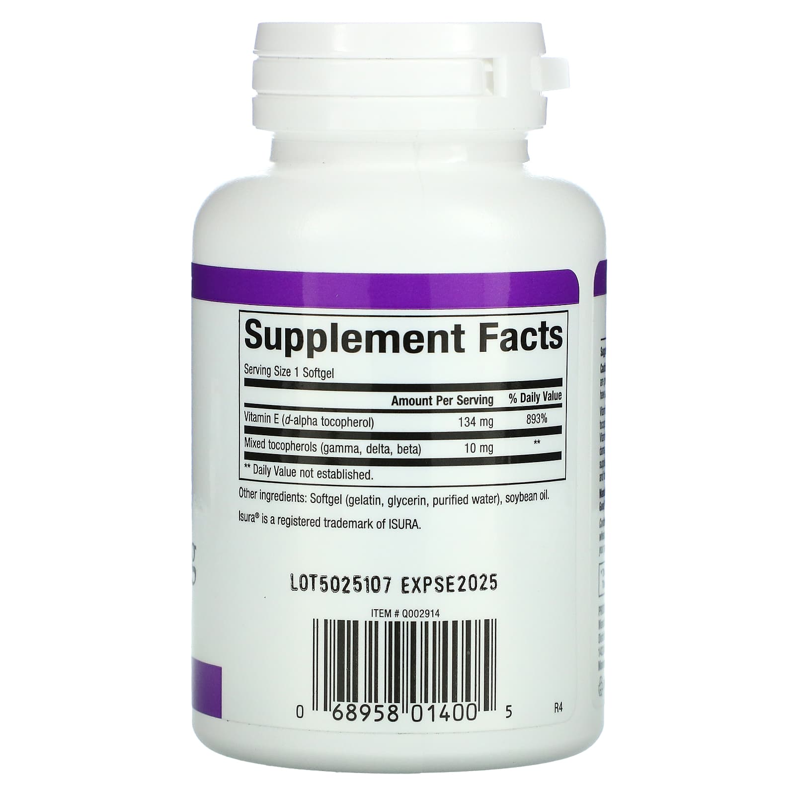 Natural Factors, Mixed Vitamin E, 134 mg (200 IU), 90 Softgels UPC 068958014005 | Hilife Vitamins