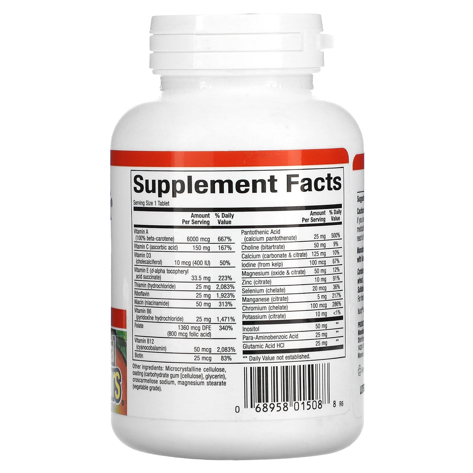Natural Factors, Super Multi, Iron Free, 90 Tablets UPC 068958015088 | Hilife Vitamins