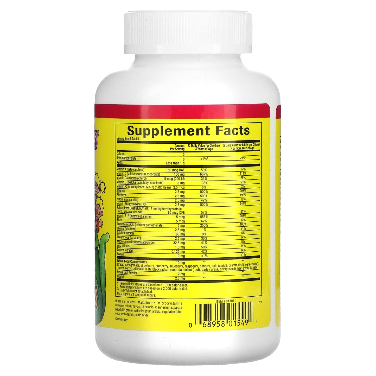 Natural Factors, Big Friends, Chewable Multi-Vitamin &am, 60 Chewable Tablets UPC 068958015491 | Hilife Vitamins