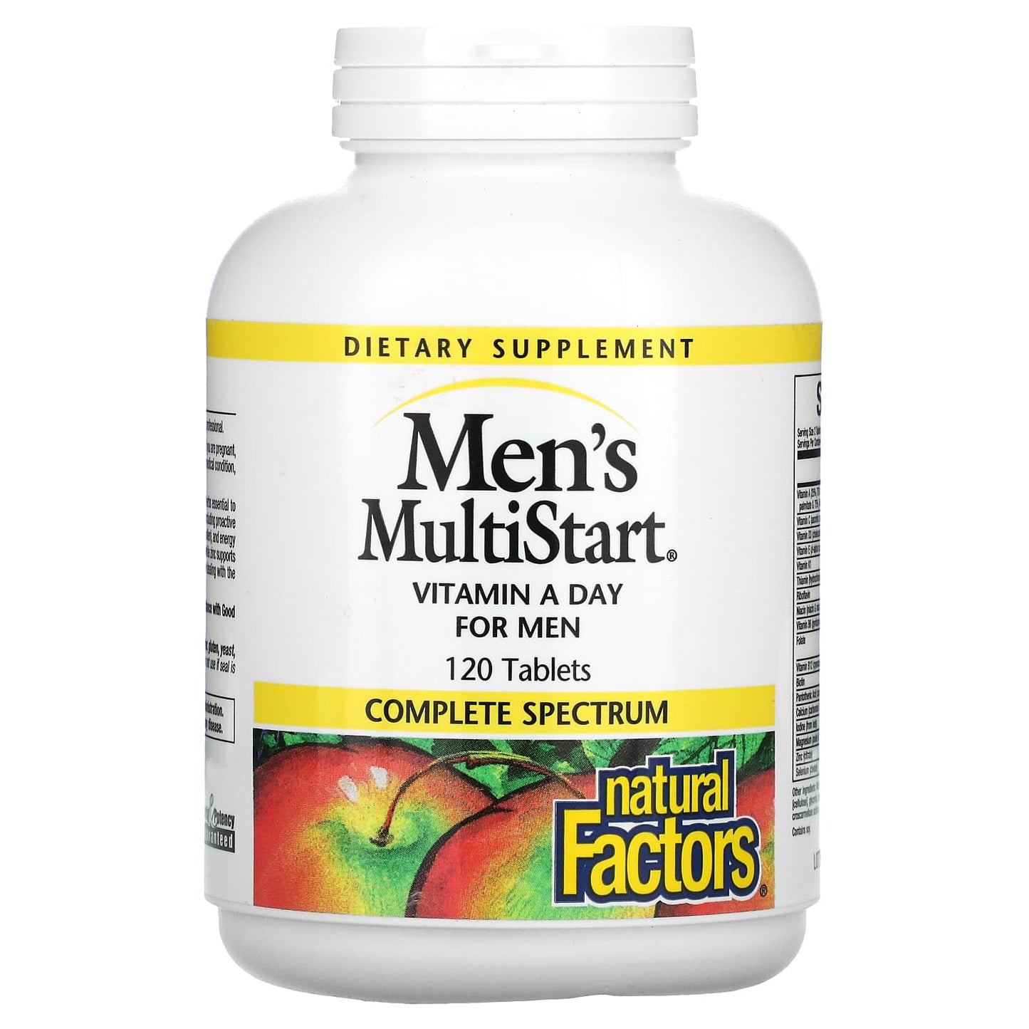 Natural Factors, MultiStart Men's, 120 Tablets UPC 068958015705 | Hilife Vitamins