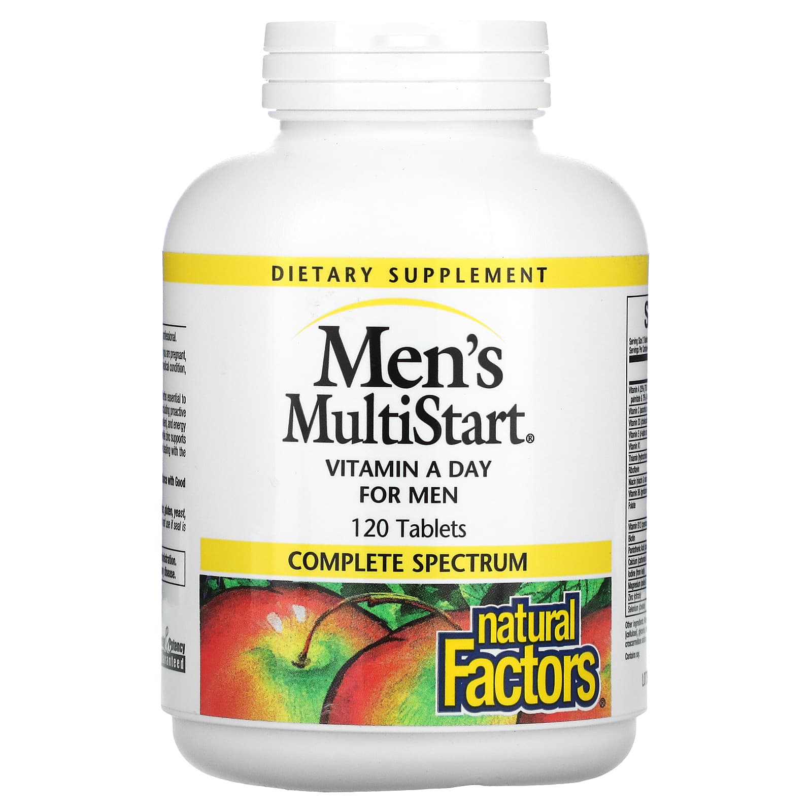 Natural Factors, MultiStart Men's, 120 Tablets UPC 068958015705 | Hilife Vitamins