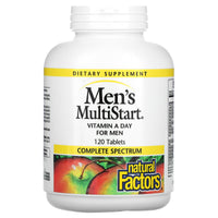 Natural Factors, MultiStart Men's, 120 Tablets UPC 068958015705 | Hilife Vitamins
