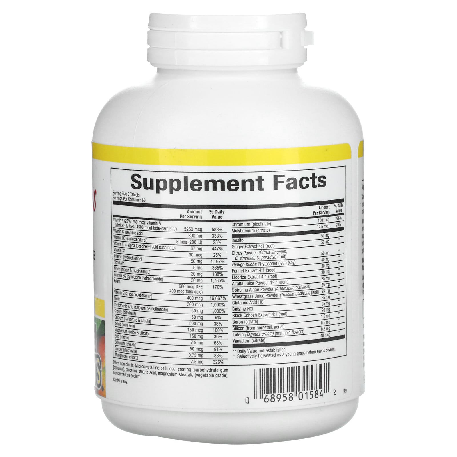 Natural Factors, MultiStart Women's Plus for perimenopause & menopause conditions, 180 Tablets UPC 068958015842
