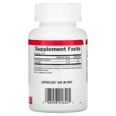 Natural Factors, Iron Chelate, 25 mg, 90 Tablets UPC 068958016405 | Hilife Vitamins