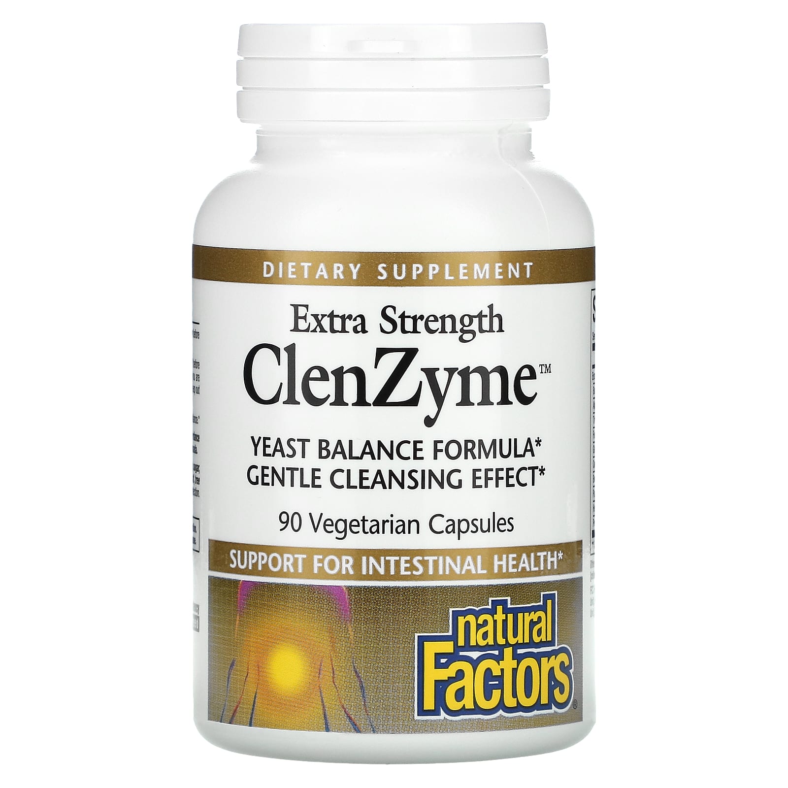 Natural Factors, Extra Strength ClenZyme, 90 Capsules UPC 068958017266 | Hilife Vitamins