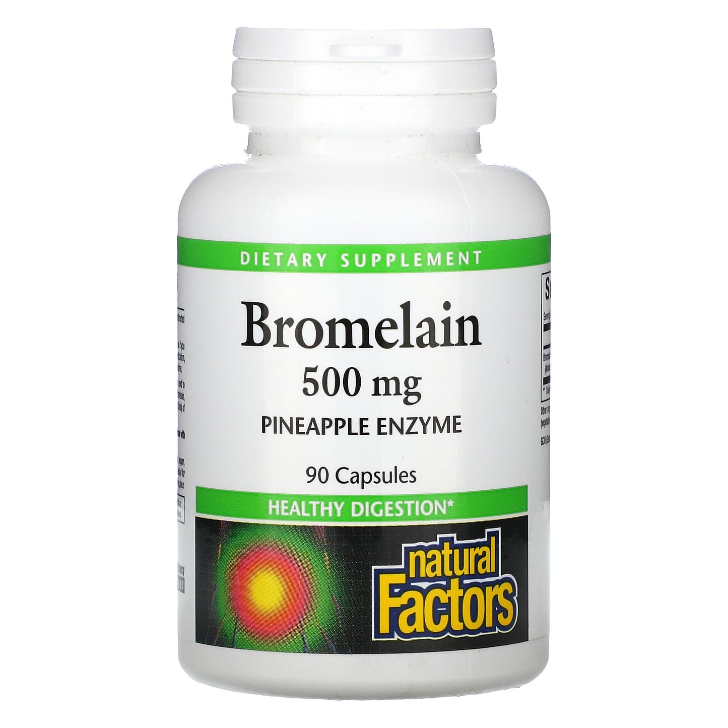 Natural Factors, Bromelain, 500 mg, 90 Capsules UPC 068958017358 | Hilife Vitamins