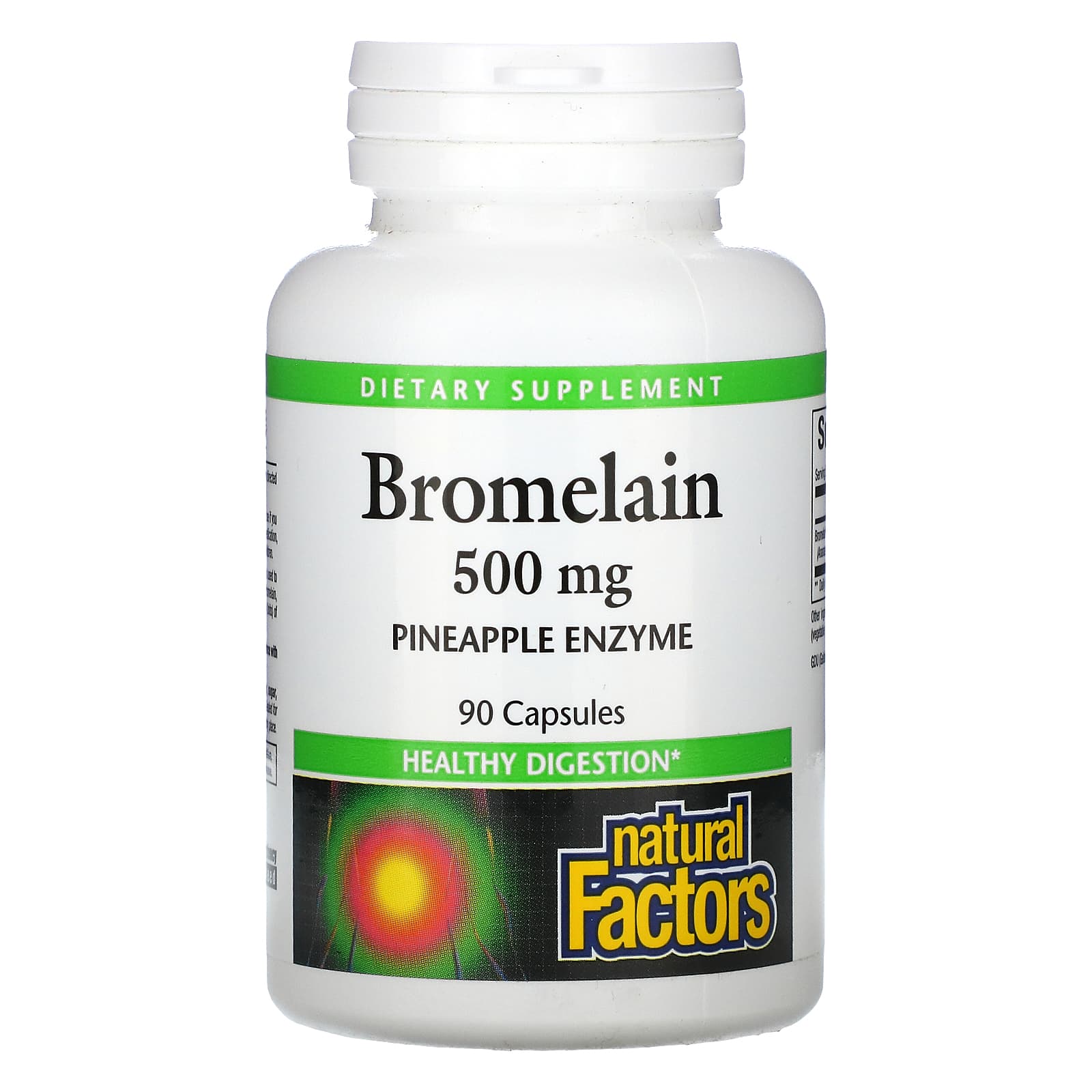 Natural Factors, Bromelain, 500 mg, 90 Capsules UPC 068958017358 | Hilife Vitamins