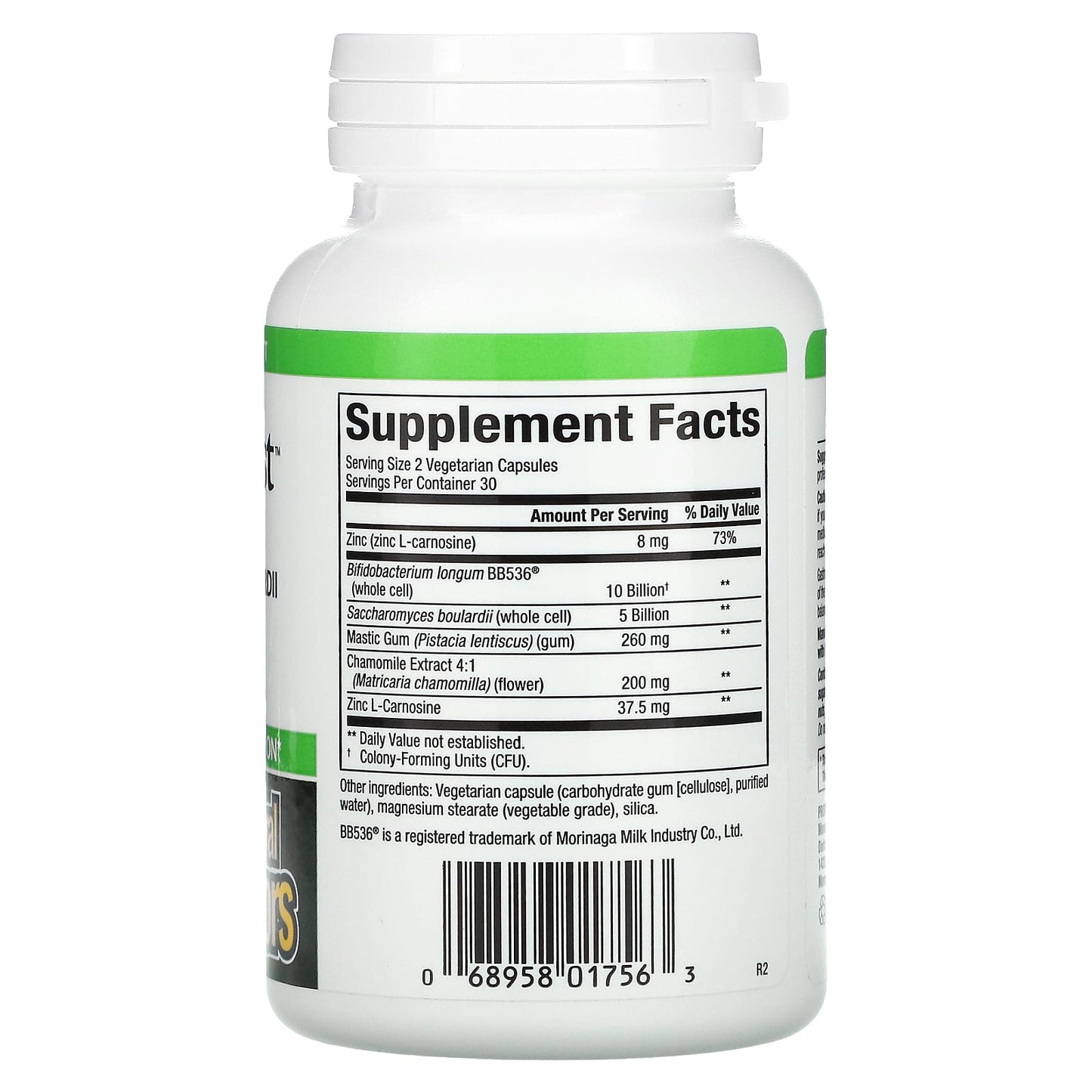 Natural Factors, Gastro-Assist with Mastic Gum, Saccharo, 60 Vegetarian Capsules UPC 068958017563 | Hilife Vitamins