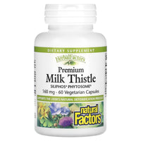 Natural Factors, Premium Milk Thistle, 160 mg, 60 Capsules UPC 068958017570 | Hilife Vitamins
