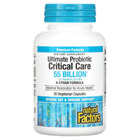 Natural Factors, Ultimate Probiotic, Critical Care, 55 B, 30 Vegetarian Capsules UPC 068958018171 | Hilife Vitamins