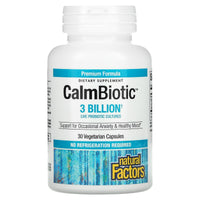 Natural Factors, Calm Biotic, 3 Billion, 30 Vegetarian Capsules UPC 068958018607 | Hilife Vitamins