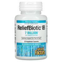 Natural Factors, ReliefBiotic IB, 7 Billion, 30 Capsules UPC 068958018614 | Hilife Vitamins