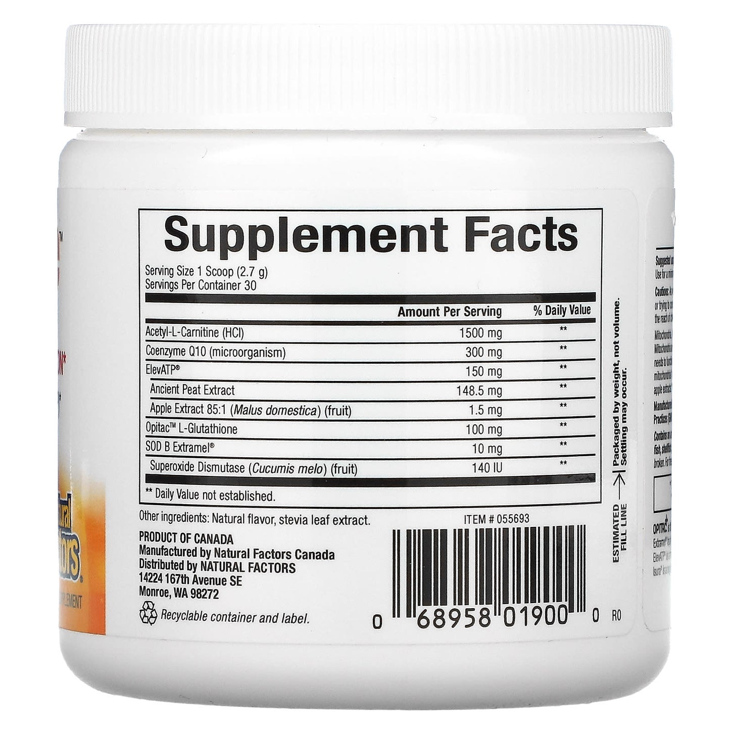 Natural Factors, Regener Life, 2.86 oz UPC 068958019000 | Hilife Vitamins