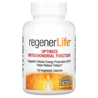 Natural Factors, RegenerLife, Optimize Mitochondrial Function, 120 Vegetarian Capsules UPC 068958019017 | Hilife Vitamins