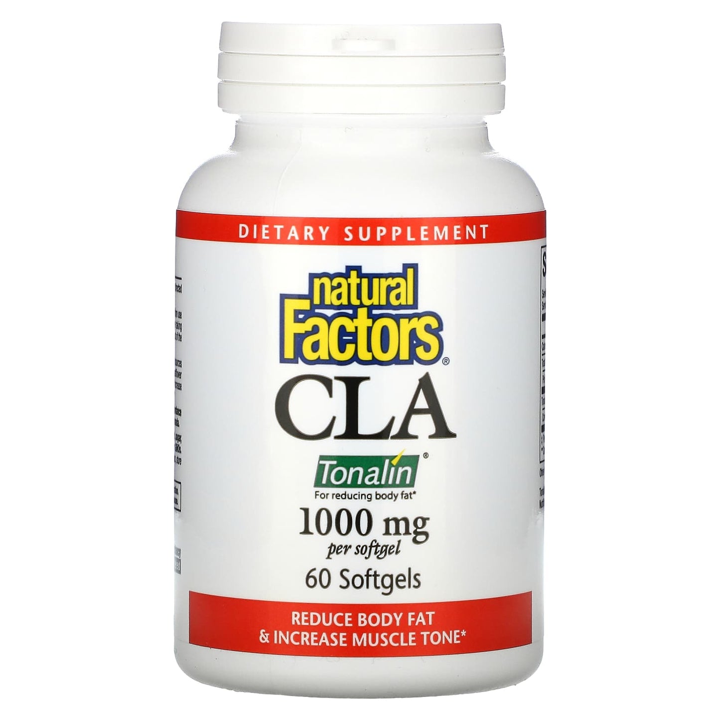 Natural Factors, CLA, 1,000 mg, 60 Softgels UPC 068958020457 | Hilife Vitamins