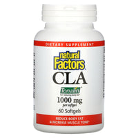 Natural Factors, CLA, 1,000 mg, 60 Softgels UPC 068958020457 | Hilife Vitamins