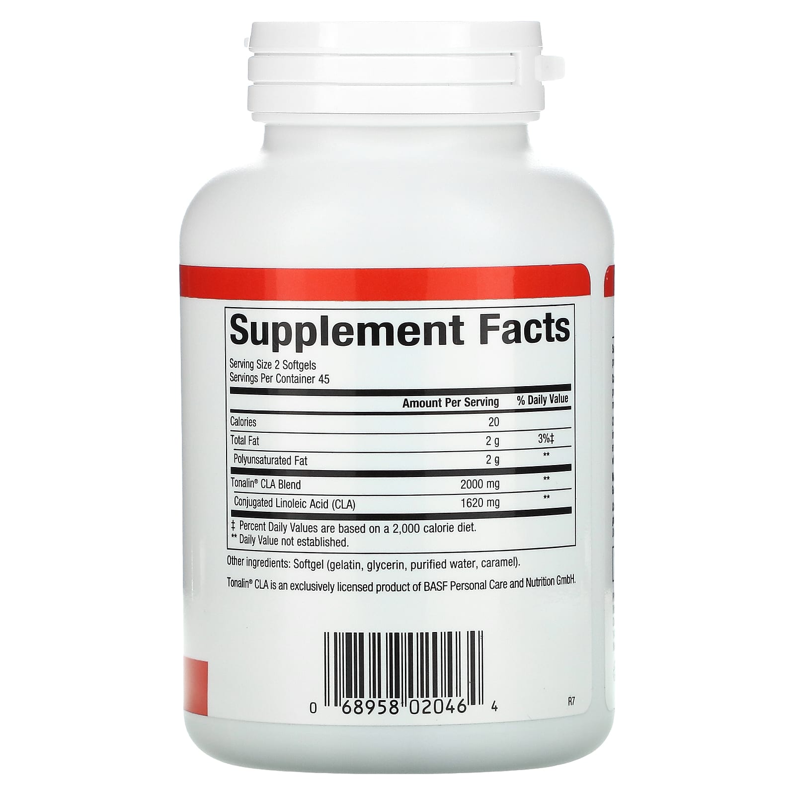 Natural Factors, CLA, 1,000 mg, 90 Softgels UPC 068958020464 | Hilife Vitamins