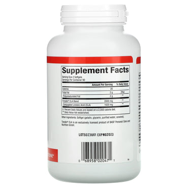 Natural Factors, CLA, Conjugated Linoleic Acid Blend, 1,, 180 Softgels UPC 068958020471 | Hilife Vitamins