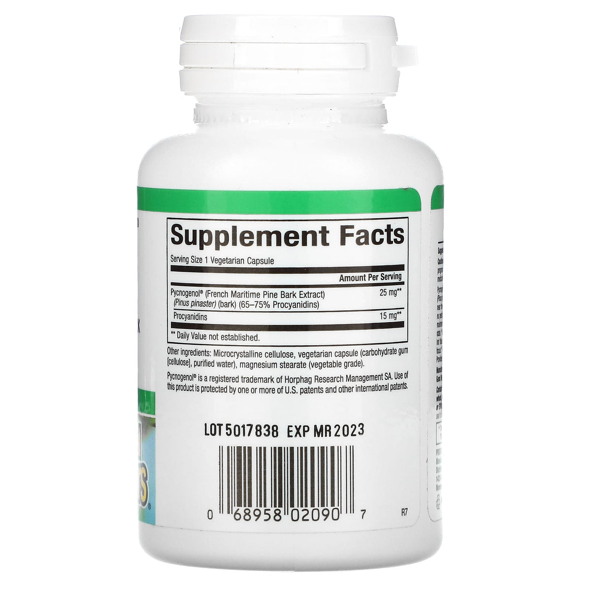 Natural Factors, Pycnogenol, 25 mg, 60 Capsules UPC 068958020907 | Hilife Vitamins