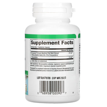 Natural Factors, Pycnogenol, 25 mg, 60 Capsules UPC 068958020907 | Hilife Vitamins