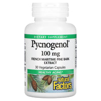 Natural Factors, Pycnogenol, 100 mg, 30 Capsules UPC 068958020914 | Hilife Vitamins