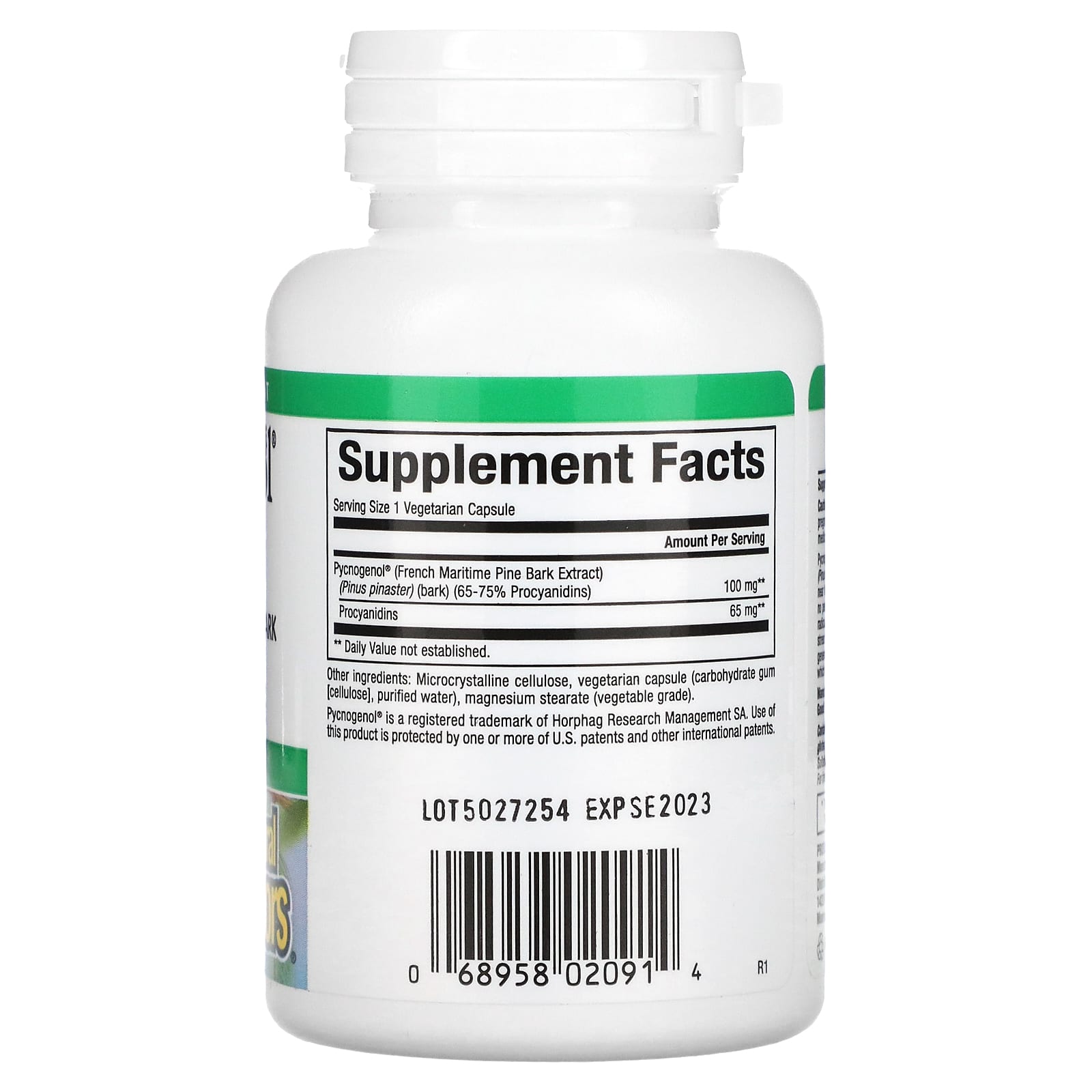 Natural Factors, Pycnogenol, 100 mg, 30 Capsules UPC 068958020914 | Hilife Vitamins