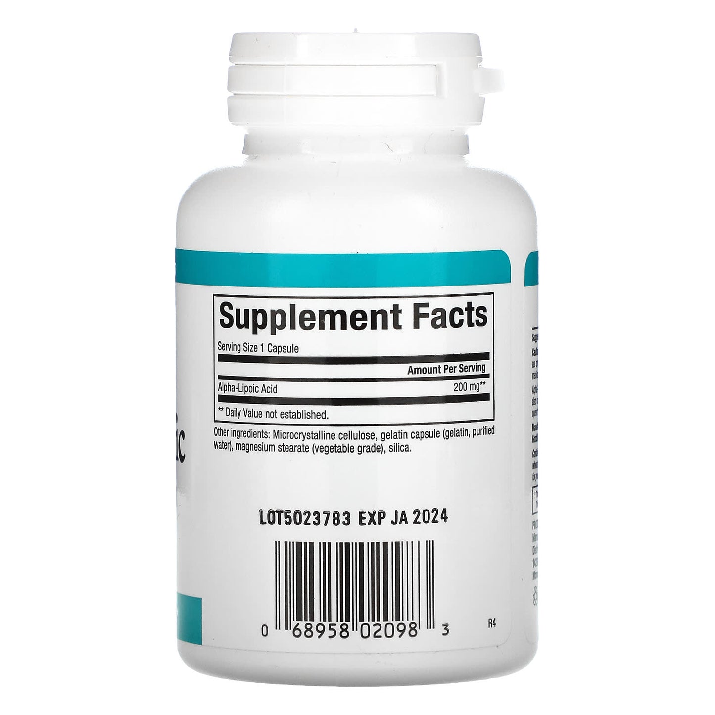 Natural Factors, Alpha-Lipoic Acid, 200 mg, 60 Capsules UPC 068958020983 | Hilife Vitamins