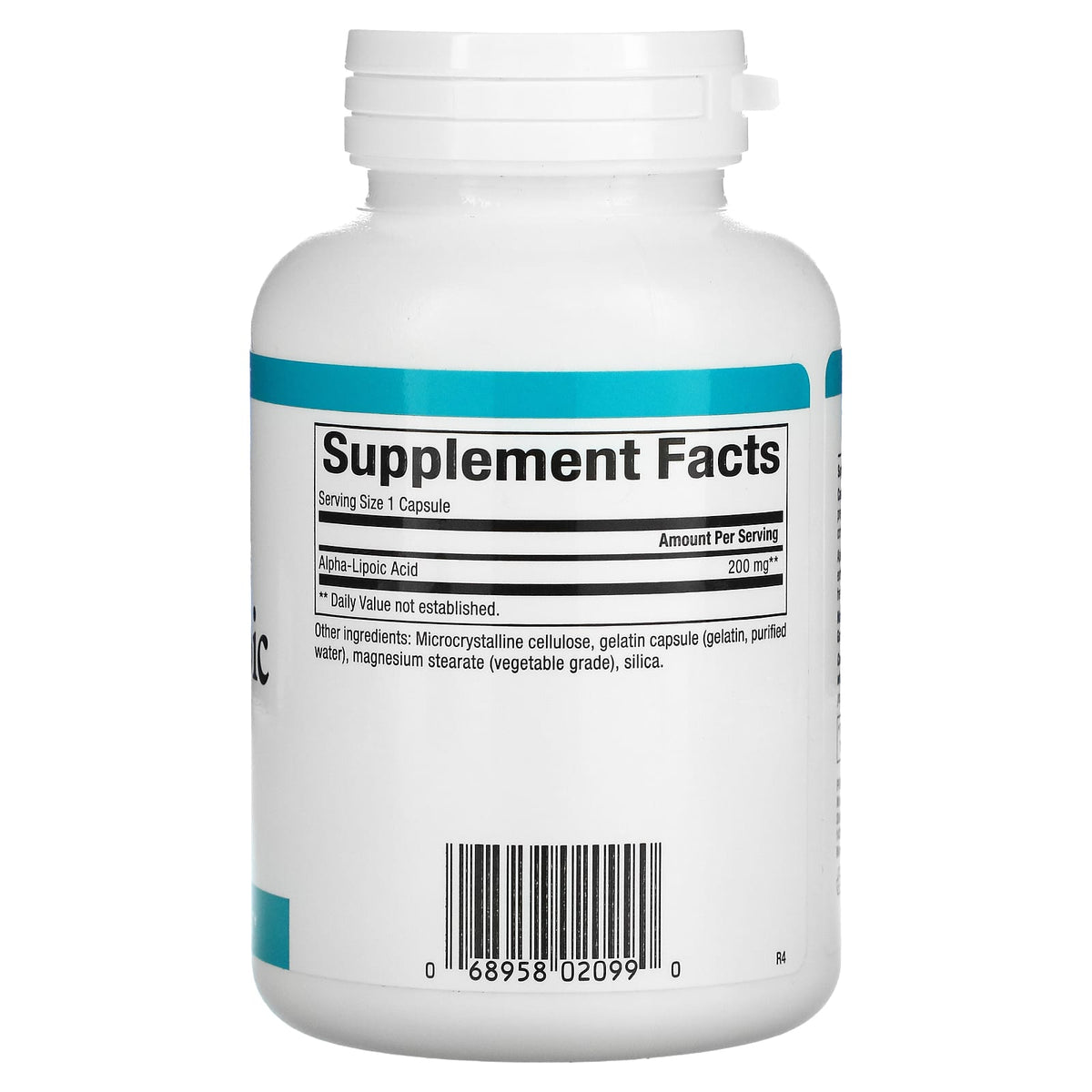 Natural Factors, Alpha-Lipoic Acid, 200 mg, 120 Capsules UPC 068958020990 | Hilife Vitamins