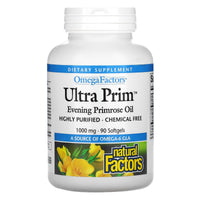 Natural Factors, Ultra Prim, 1000 mg, 90 Softgels UPC 068958023649 | Hilife Vitamins