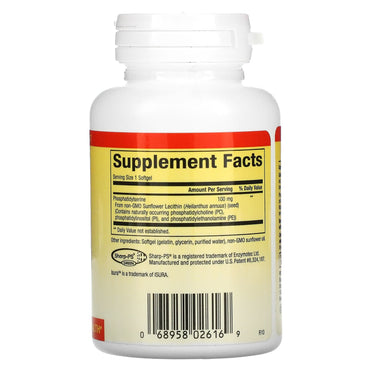 Natural Factors, PS Phosphatidylserine, 100 mg, 60 Softgels UPC 068958026169 | Hilife Vitamins