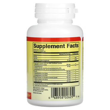 Natural Factors, PS - IQ Memory, 60 Softgels UPC 068958026251 | Hilife Vitamins