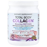 Natural Factors, Total Body Collagen™, Bioactive Peptides, Pomegranate, 1 lb 1 oz (500 g) UPC 068958026350 | Hilife Vitamins