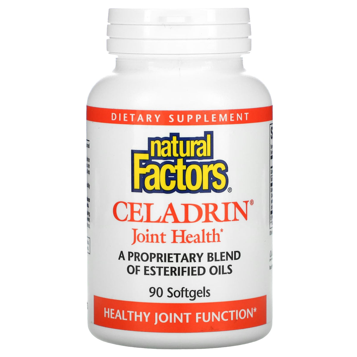 Natural Factors, Celadrin, Joint Health, 90 Softgels UPC 068958026817 | Hilife Vitamins