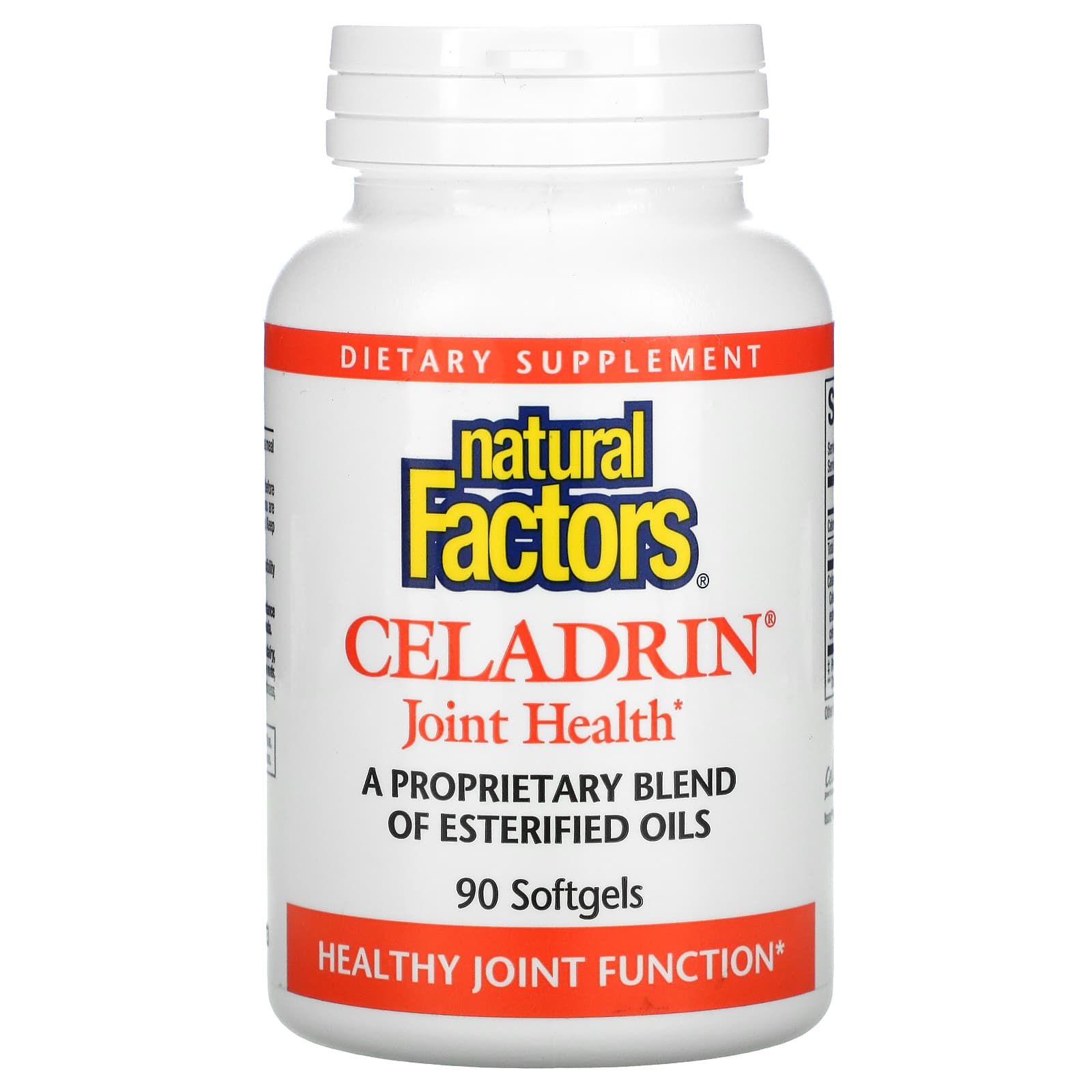 Natural Factors, Celadrin, Joint Health, 90 Softgels UPC 068958026817 | Hilife Vitamins