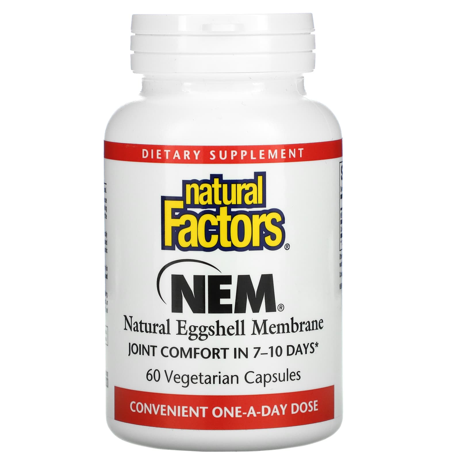 Natural Factors, NEM, Natural Eggshell Membrane, 60 Capsules UPC 068958026930 | Hilife Vitamins