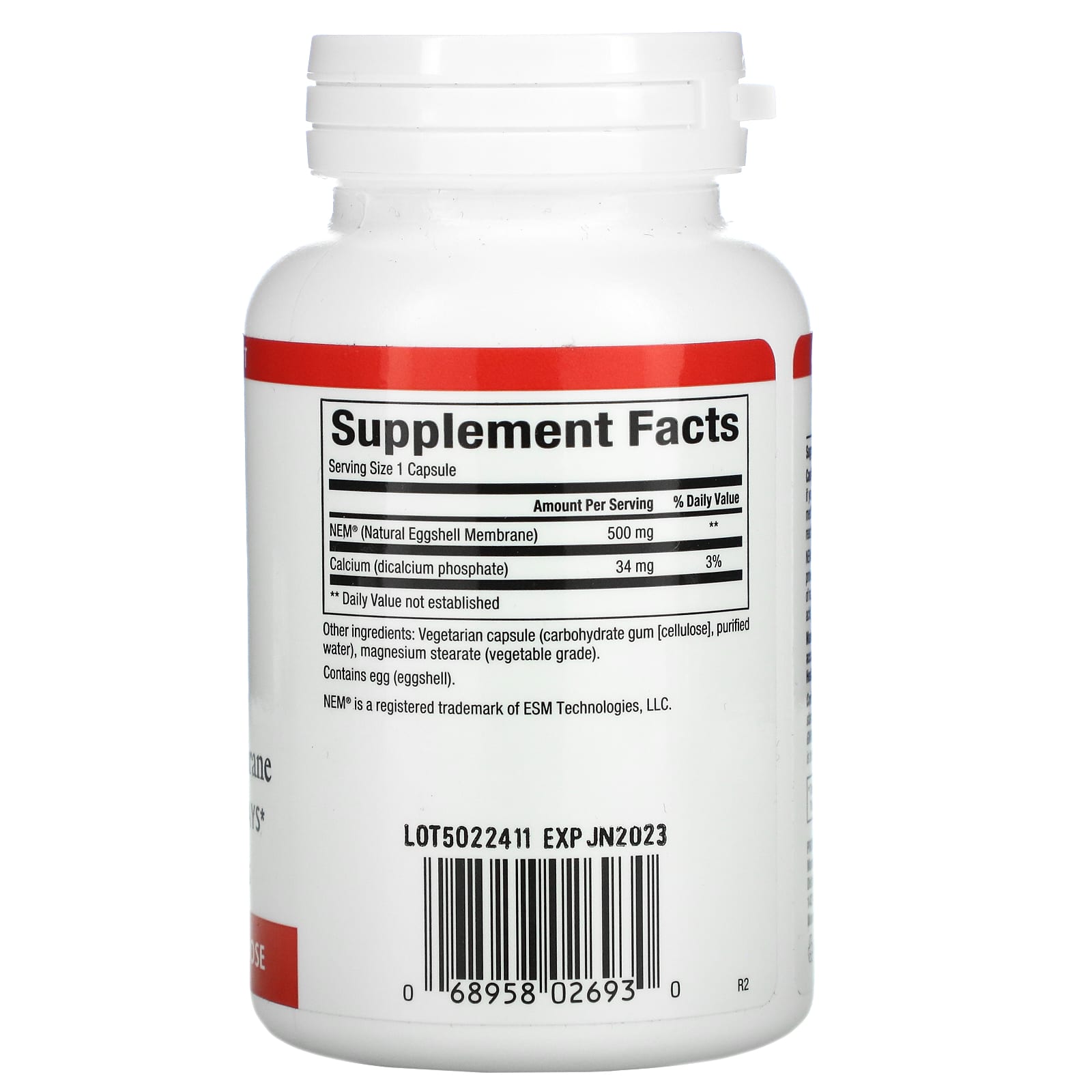 Natural Factors, NEM, Natural Eggshell Membrane, 60 Capsules UPC 068958026930 | Hilife Vitamins
