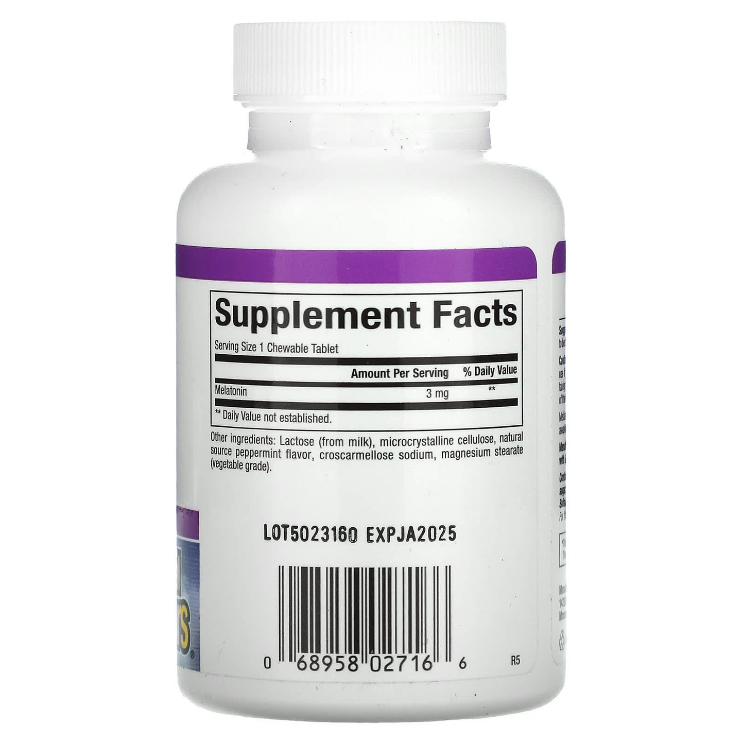 Natural Factors, Stress-Relax, Melatonin, 3 mg, 180 Tablets UPC 068958027166 | Hilife Vitamins