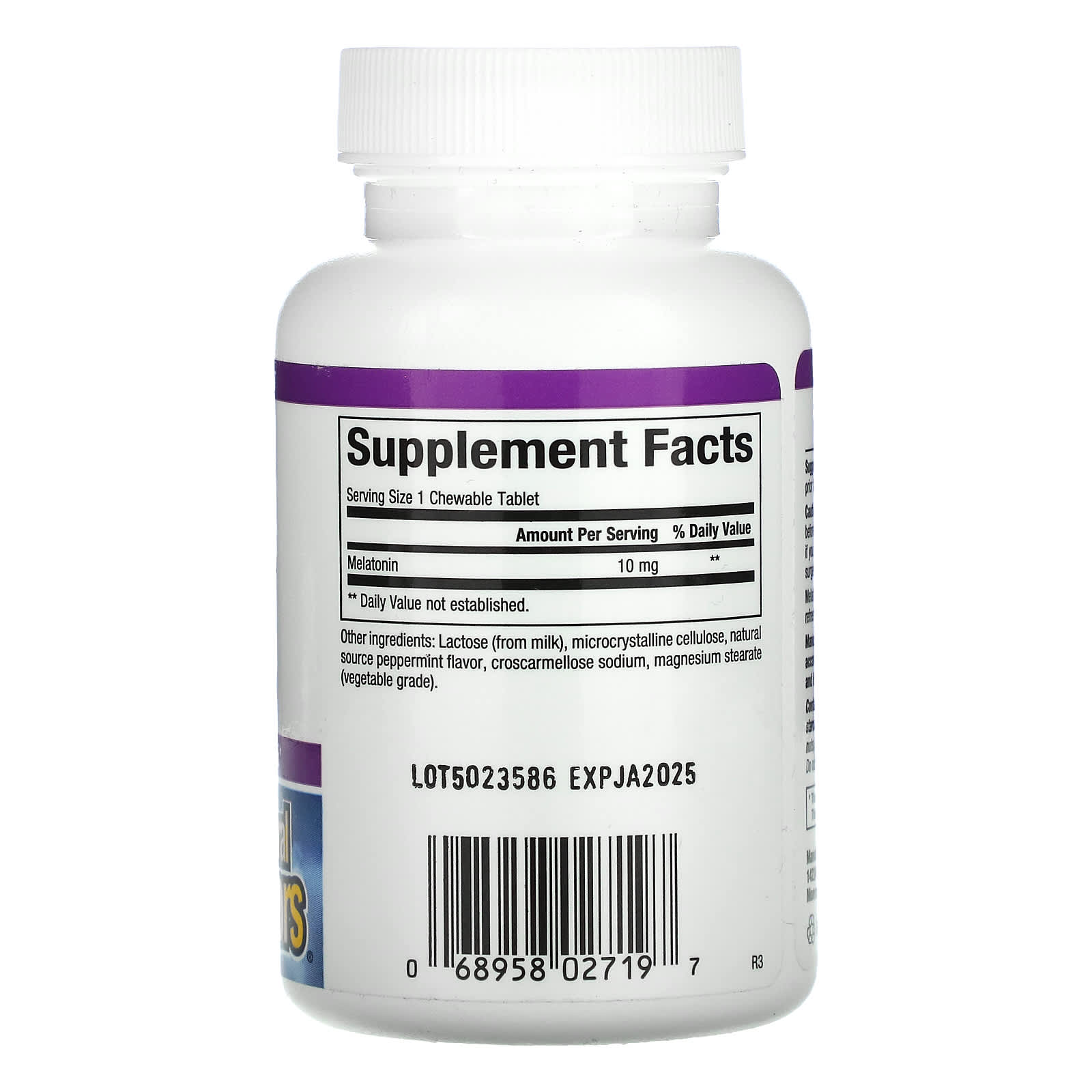 Natural Factors, Stress-Relax, Melatonin, 10 mg, 60 Tablets UPC 068958027197 | Hilife Vitamins