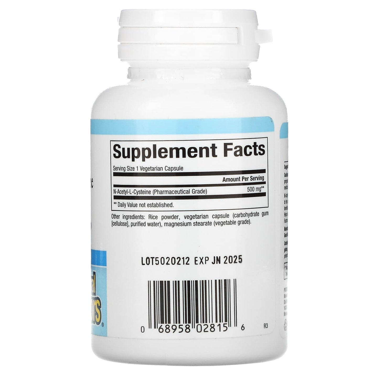 Natural Factors, NAC, N-Acetyl-L Cysteine, 500 mg, 90 Vegetarian Capsules UPC 068958028156 | Hilife Vitamins