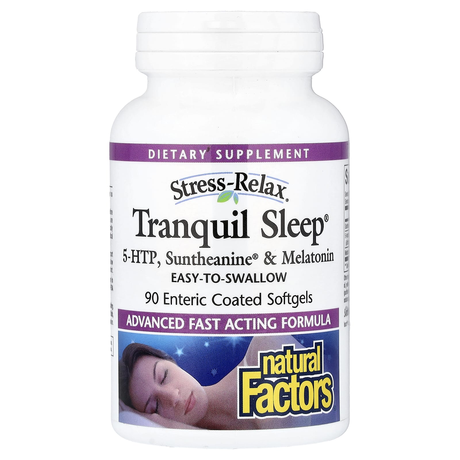 Natural Factors, Stress-Relax, Tranquil Sleep, 90 Softgels UPC 068958028309 | Hilife Vitamins