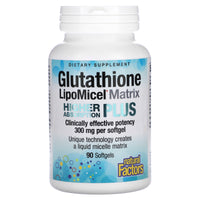 Natural Factors, Glutathione Lipomicel Matrix, 90 Softgels UPC 068958028613 | Hilife Vitamins