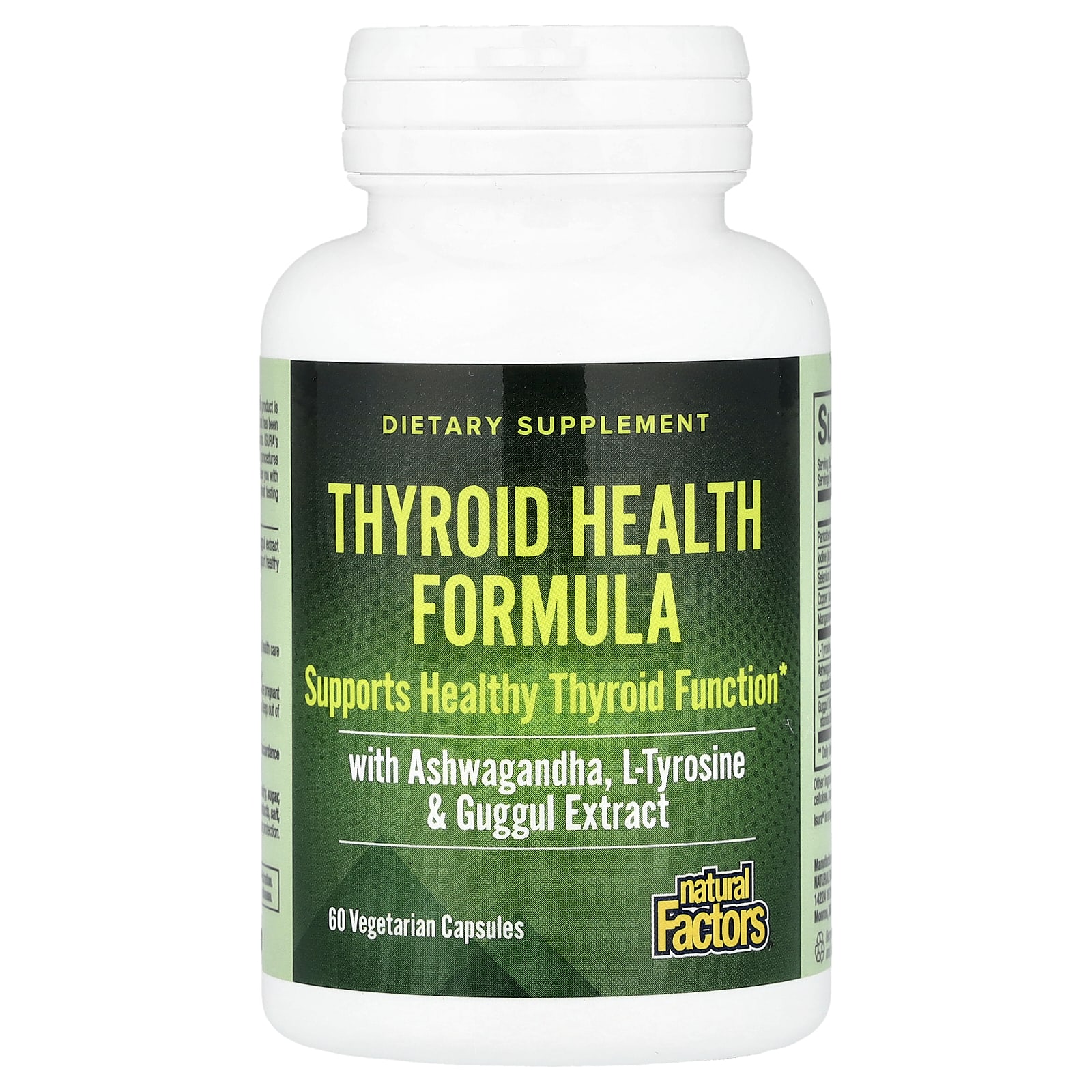 Natural Factors, Thyroid Health Formula, 60 Capsules UPC 068958035109 | Hilife Vitamins