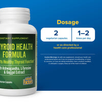 Natural Factors, Thyroid Health Formula, 60 Capsules UPC 068958035109 | Hilife Vitamins