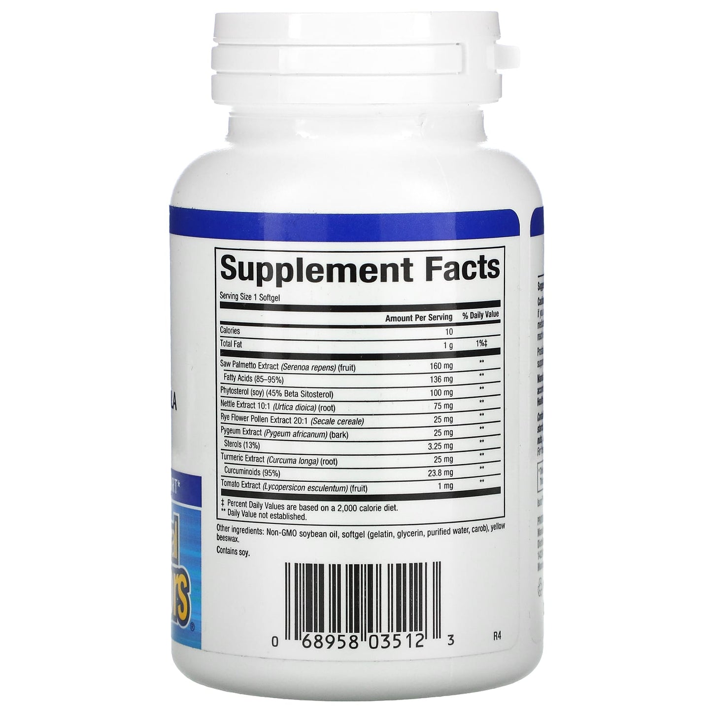 Natural Factors, Prostate Health, Complete Herbal Formul, 60 Softgels UPC 068958035123 | Hilife Vitamins