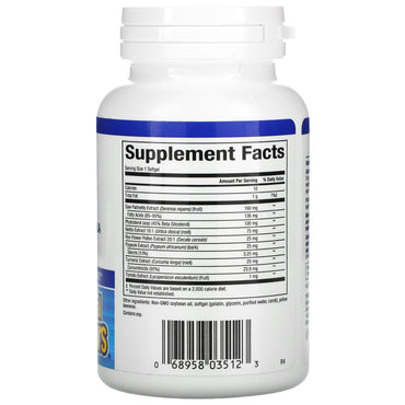 Natural Factors, Prostate Health, Complete Herbal Formul, 60 Softgels UPC 068958035123 | Hilife Vitamins