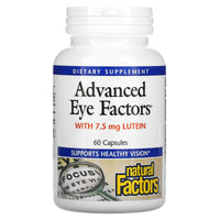 Natural Factors, Advanced Eye Factors, 60 Capsules UPC 068958035345 | Hilife Vitamins
